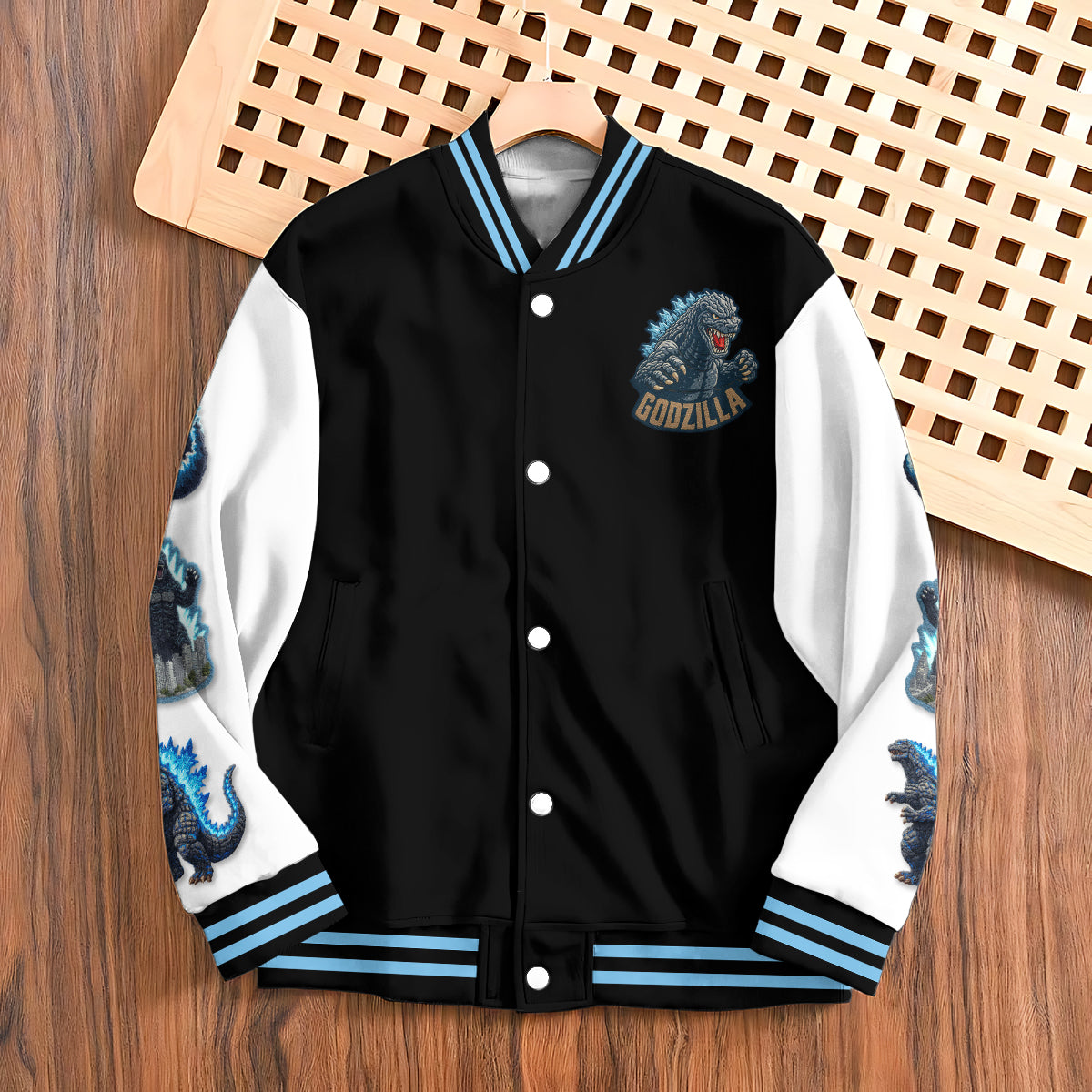 Atomic Monster - Personalized Giant Monster Varsity Jacket