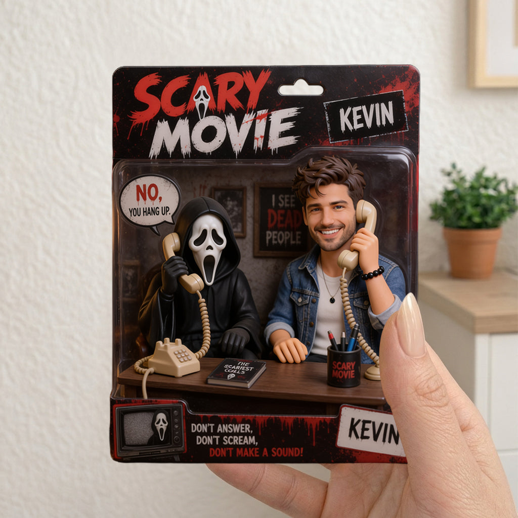 Any Photo Scary Characters - Personalized Horror Movie Acrylic Display Box