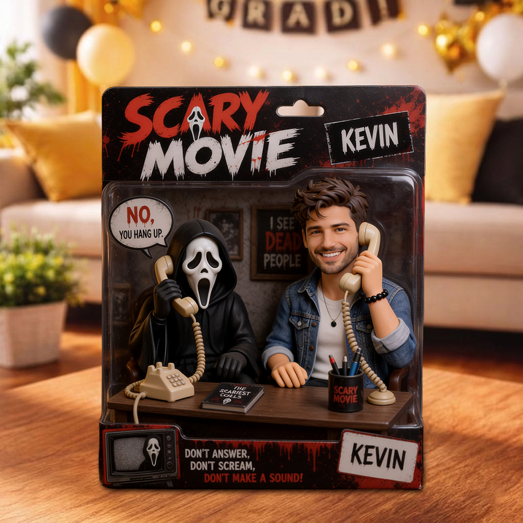Any Photo Scary Characters - Personalized Horror Movie Acrylic Display Box