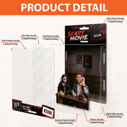 Any Photo Scary Characters - Personalized Horror Movie Acrylic Display Box
