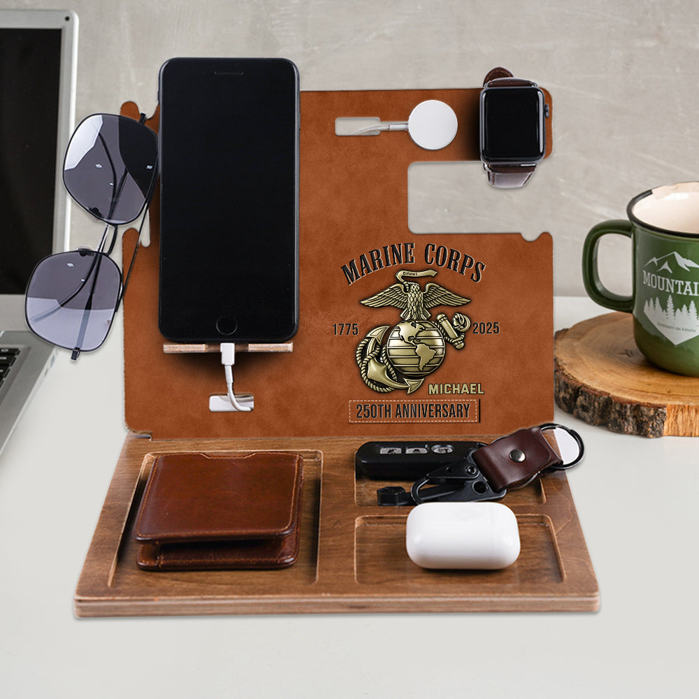 250th Anniversary - Personalized Veteran Docking Station