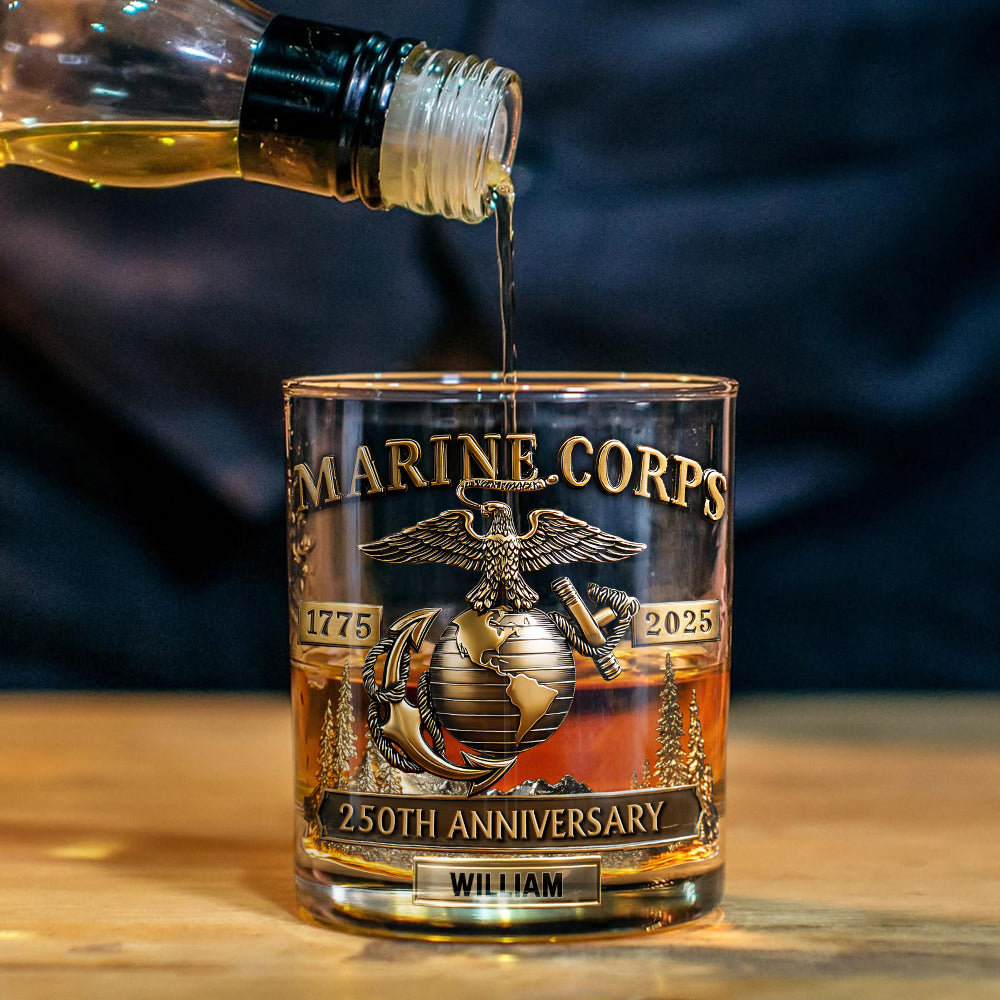 250th Anniversary - Personalized Veteran Whiskey Decanter Set