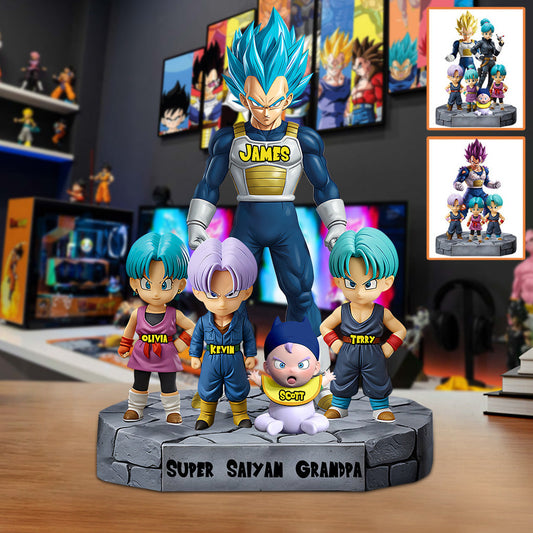 Super Saiyan Grandpa - Personalized Seven Balls Custom Shaped Acrylic Plaque