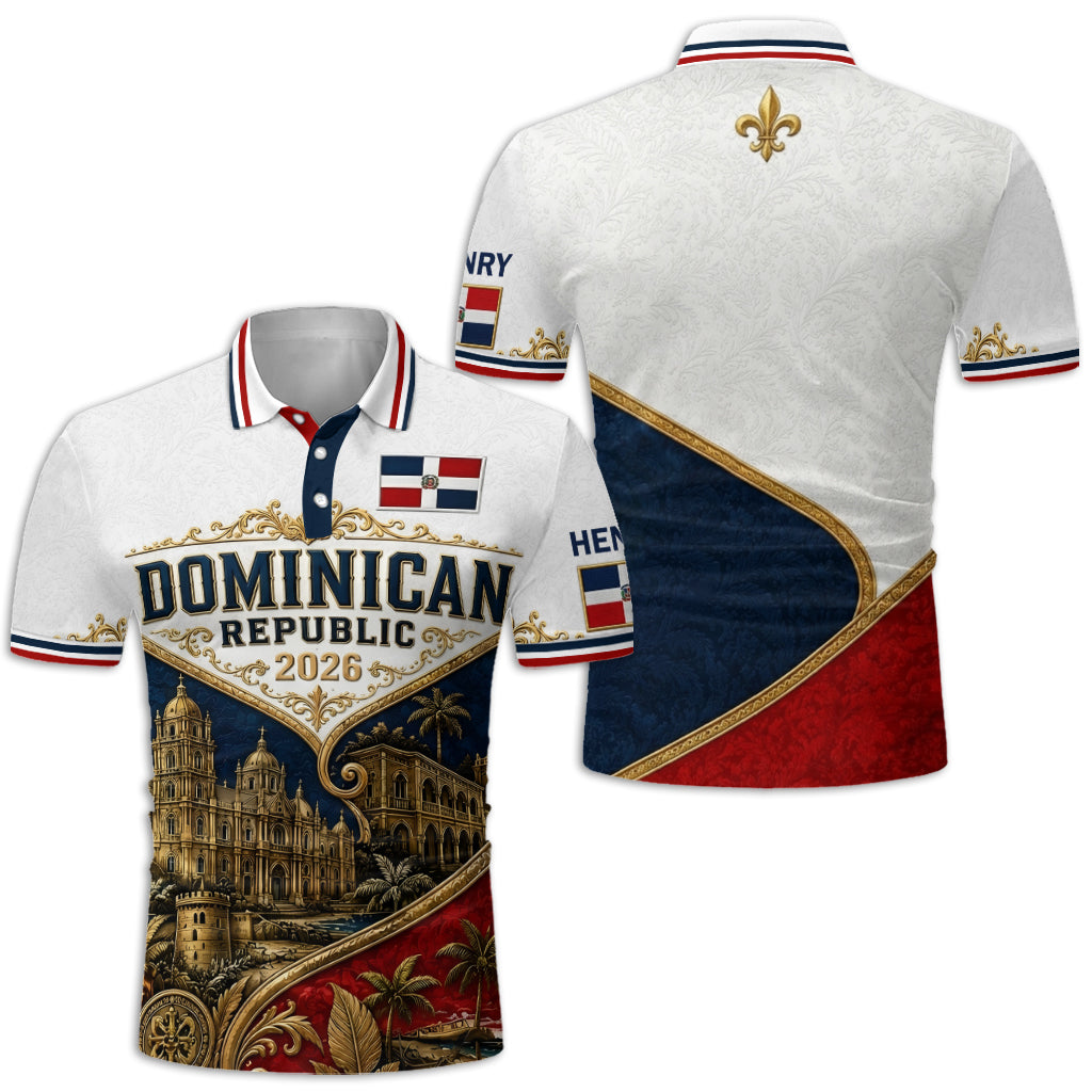 Proud Dominican Republic - Personalized Expats Polo Shirt