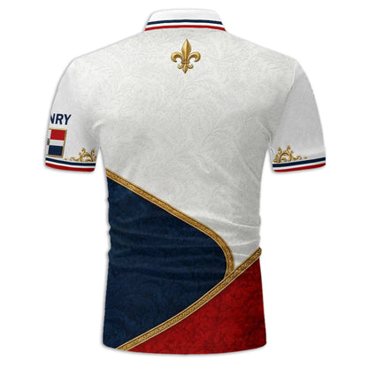 Proud Dominican Republic - Personalized Expats Polo Shirt