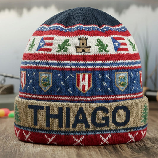 Proud Puerto Rican - Personalized Expats Beanie Hat