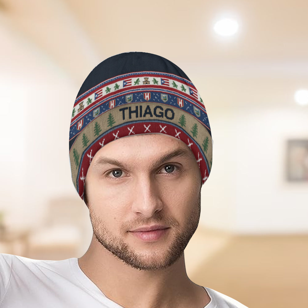 Proud Puerto Rican - Personalized Expats Beanie Hat