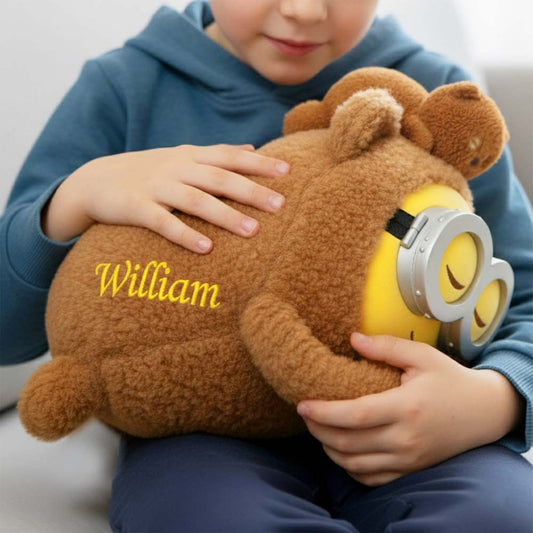 Sleeping Yellow Stuffed - Personalized Shaped Pillow
