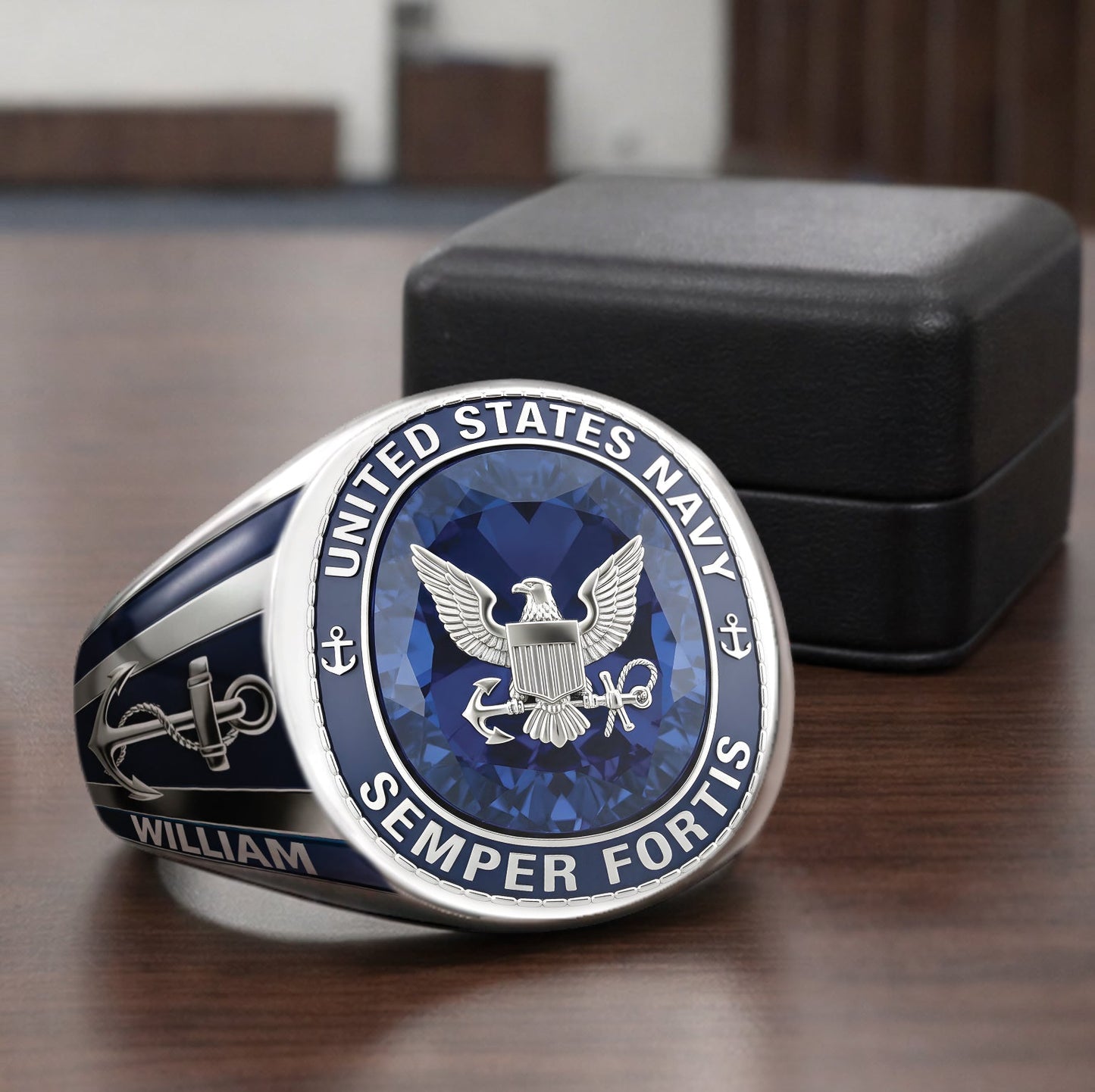 Semper Fortis - Personalized Veteran Signet Ring