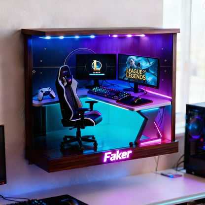 RGB Setup Corner - Personalized Gaming LED Light Acrylic Sign