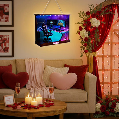 RGB Setup Corner - Personalized Gaming LED Light Acrylic Sign