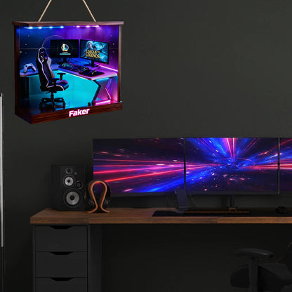 RGB Setup Corner - Personalized Gaming LED Light Acrylic Sign
