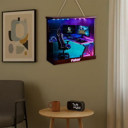 RGB Setup Corner - Personalized Gaming LED Light Acrylic Sign