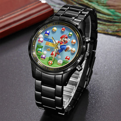 Magic Mushroom - Personalized Super Plumber Hand Watch