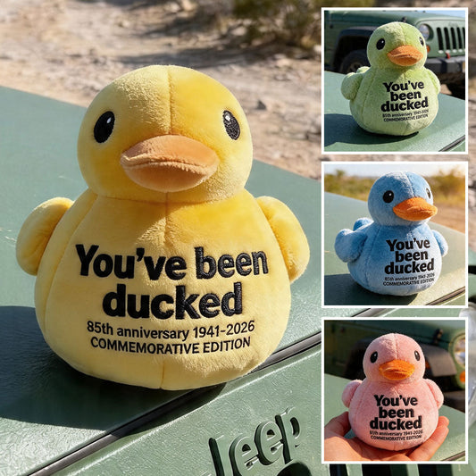 You've Been Ducked Duck Commemorative Edition Anniversary 1941 2026 - Personalized Car Plush Keychain