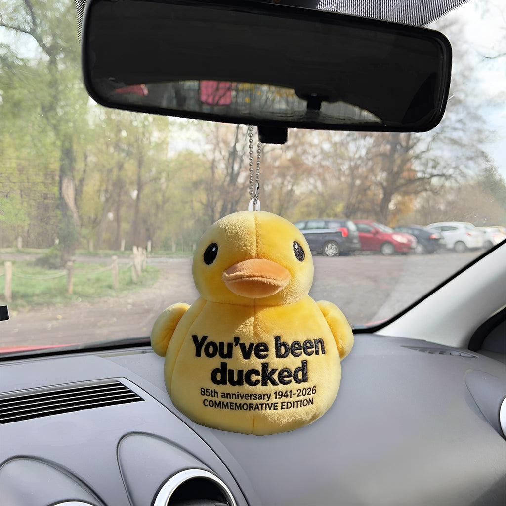 You've Been Ducked Duck Commemorative Edition Anniversary 1941 2026 - Personalized Car Plush Keychain