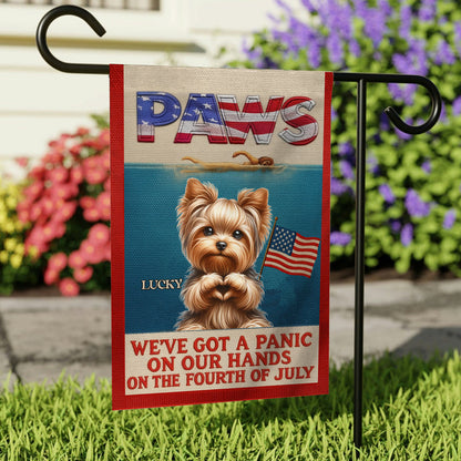 Paws - Personalized Dog Garden Flag