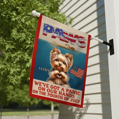 Paws - Personalized Dog Garden Flag
