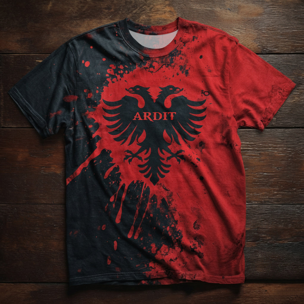Proud Albania - Personalized Expats All Over Shirt