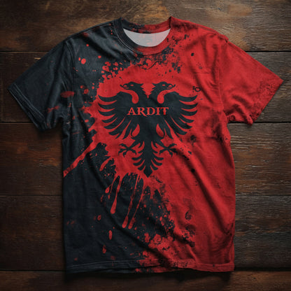 Proud Albania - Personalized Expats All Over Shirt