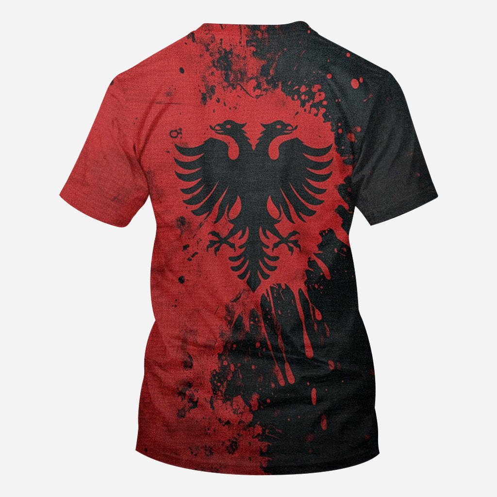 Proud Albania - Personalized Expats All Over Shirt