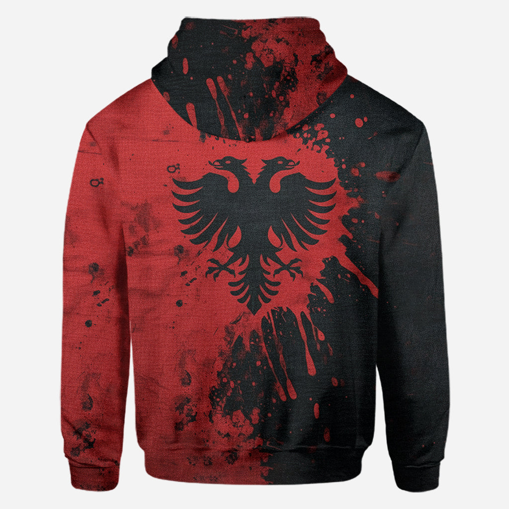 Proud Albania - Personalized Expats All Over Shirt