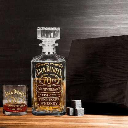 Tennessee Heritage 70th Anniversary Whiskey Set - Personalized Whisky Whiskey Decanter Set