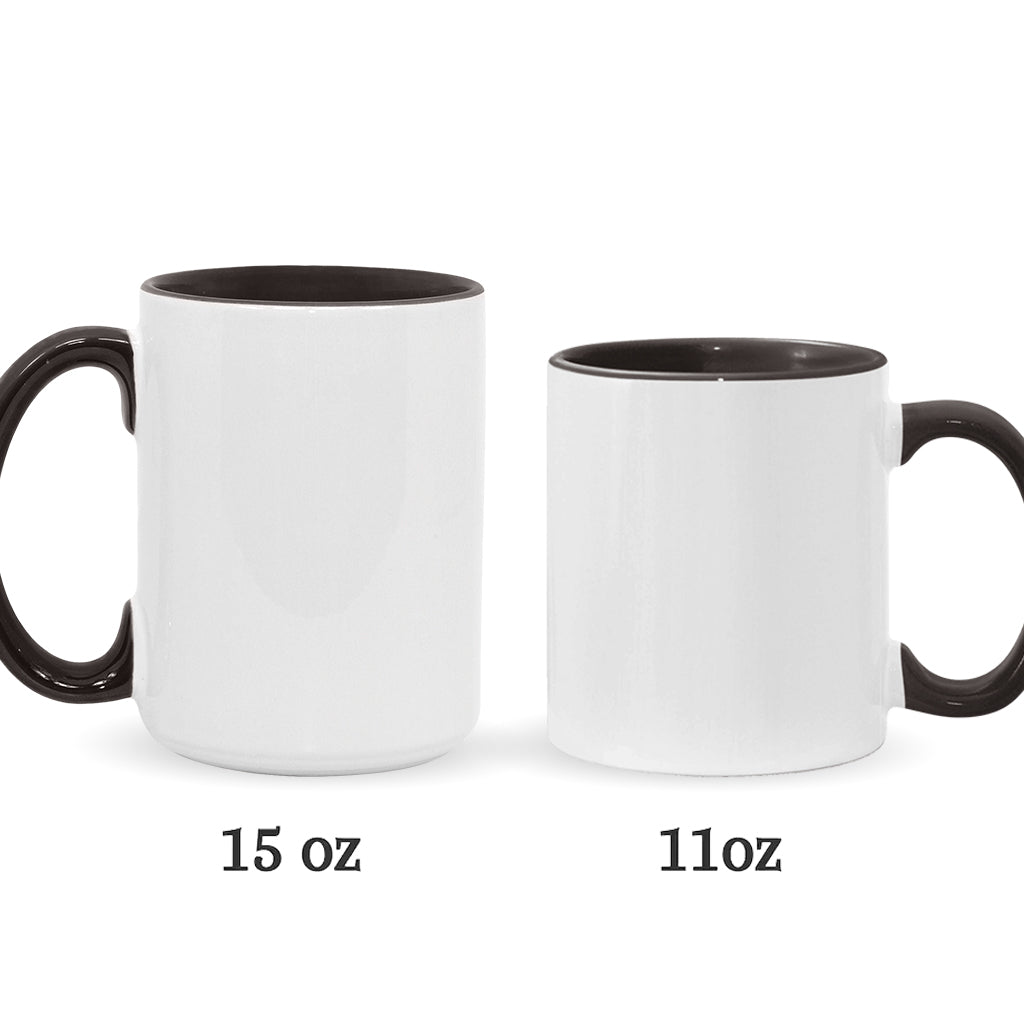PROUD TO SERVE - Personalized Veteran Accent Mug & Coaster