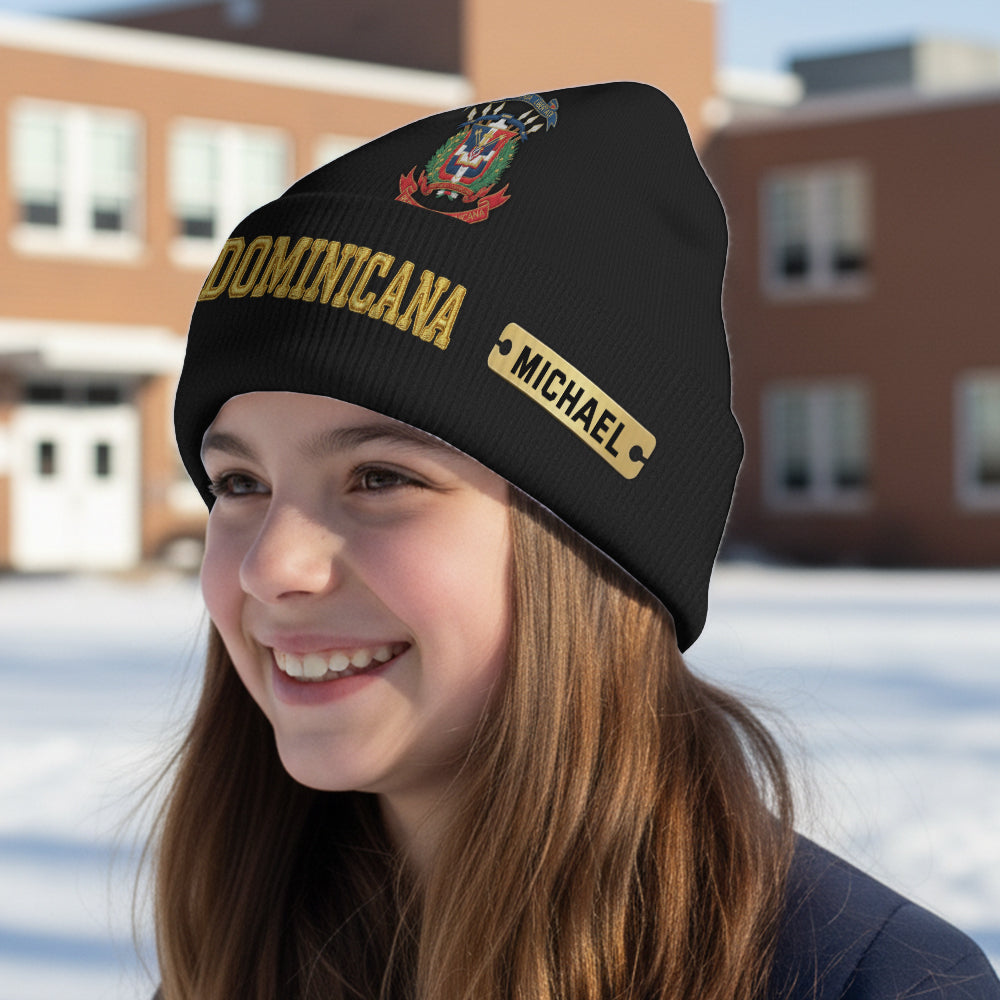 Proud Dominicana - Personalized Expats Beanie Hat