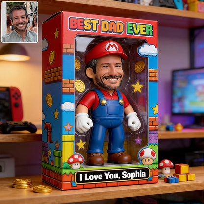 Custom Any Photo - Personalized Super Plumber Custom Shaped Acrylic Plaque