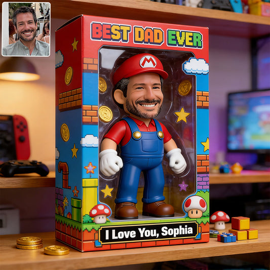 Custom Any Photo - Personalized Super Plumber Custom Shaped Acrylic Plaque