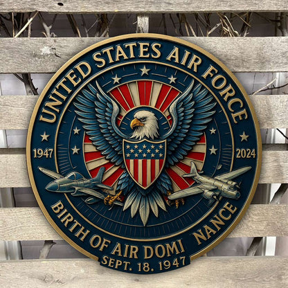 Strong Eagle - Veteran Cut Metal Sign