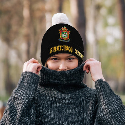 Proud Puerto Rico - Personalized Expats Beanie Hat