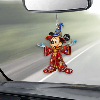 Cute Mouse Ears - Personalized Mouse Transparent Car Ornament