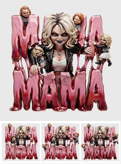 Creepy Horror Mom - Personalized Horror Character Custom Shaped Acrylic Plaque