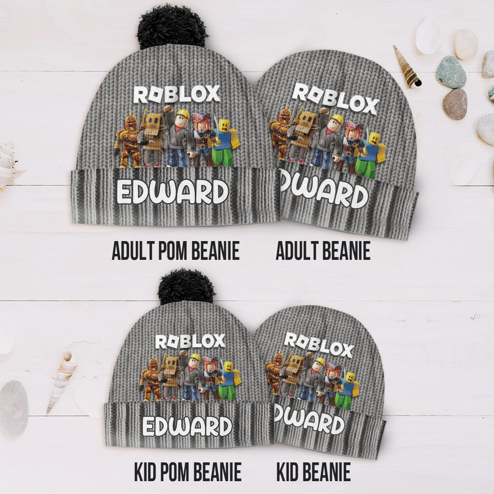Role Play Game - Personalized 3D Gaming Beanie Hat