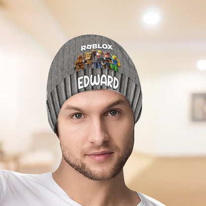 Role Play Game - Personalized 3D Gaming Beanie Hat