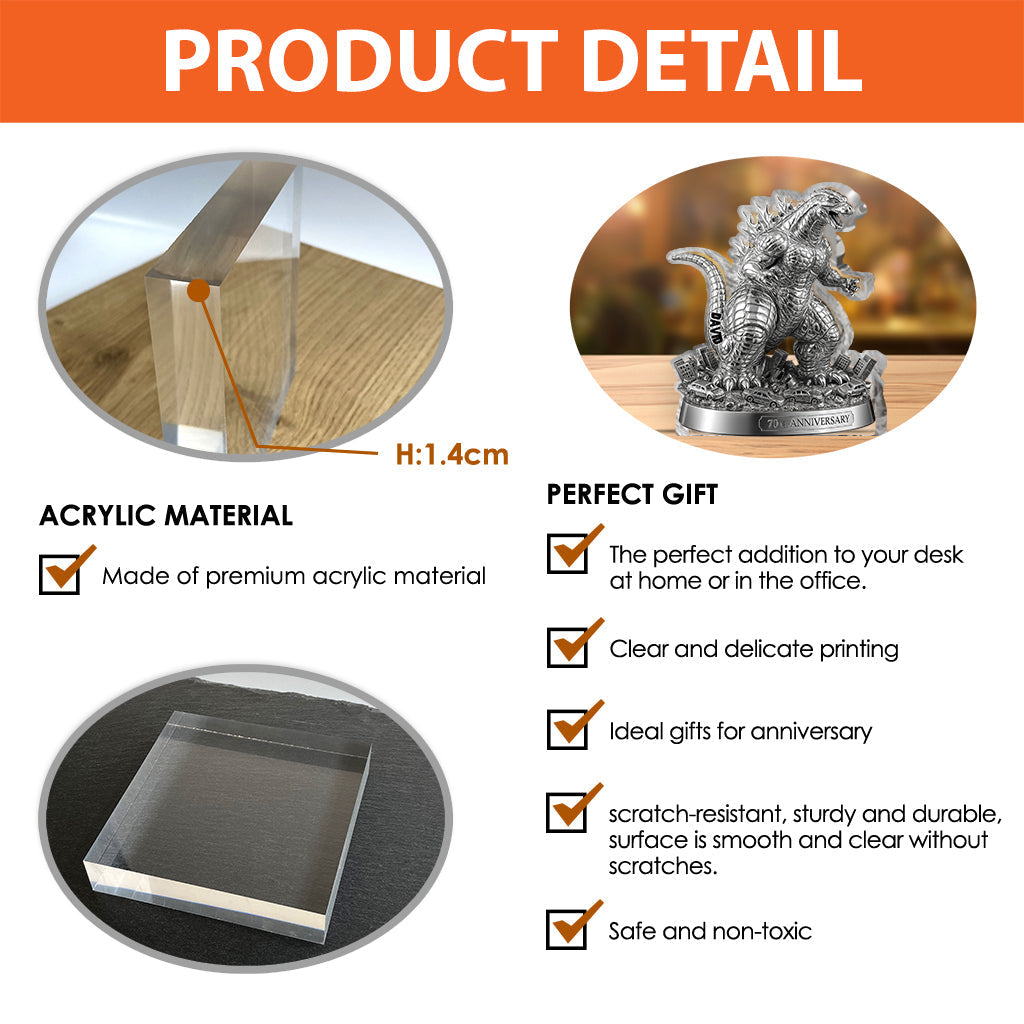 Monster - Personalized Giant Monster Custom Shaped Acrylic Plaque