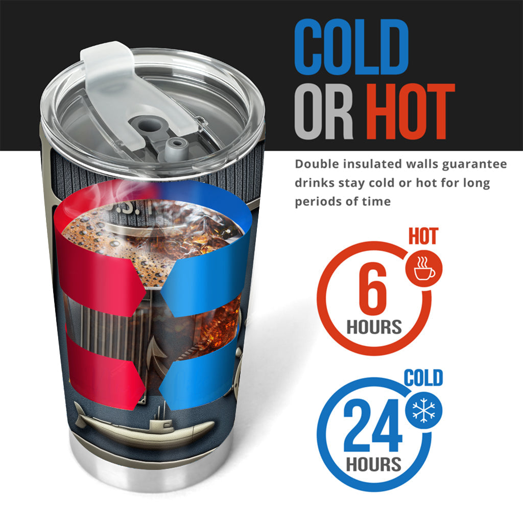 Always Courageous - Personalized Veteran Tumbler