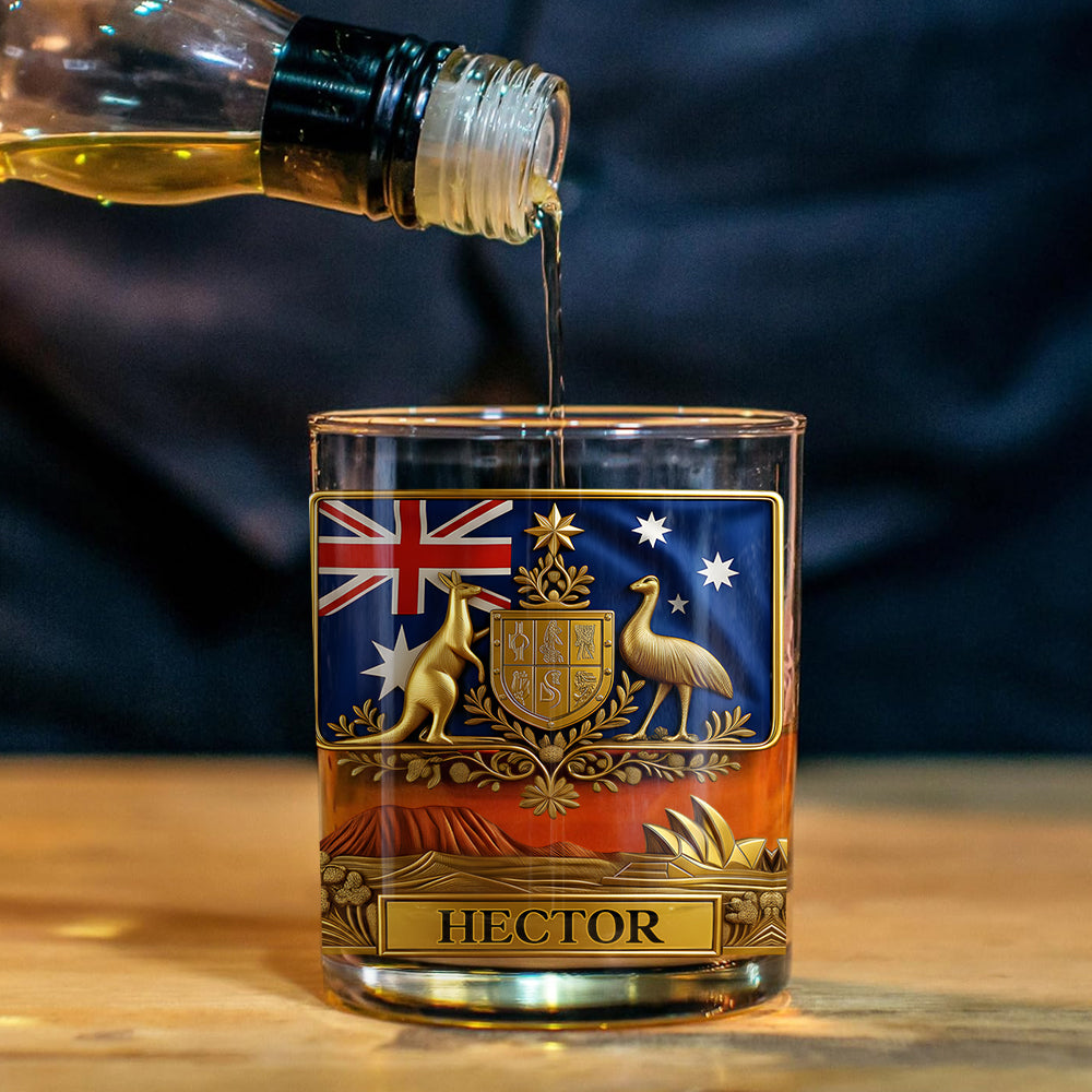 Proud Aussie Spirit - Personalized Expats Whiskey Decanter Set