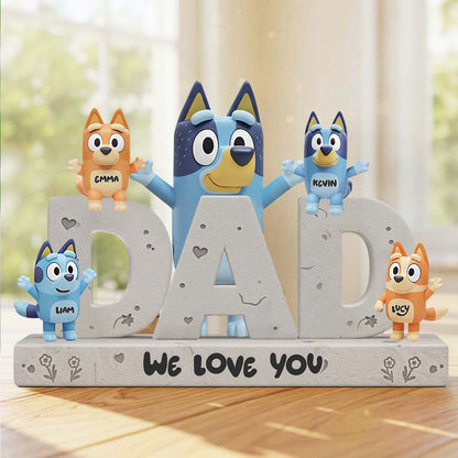 Best Dad Ever - Personalized Father Custom Shaped Acrylic Plaque