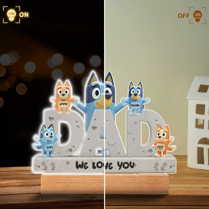 Best Dad Ever - Personalized Father Custom Shaped Acrylic Plaque