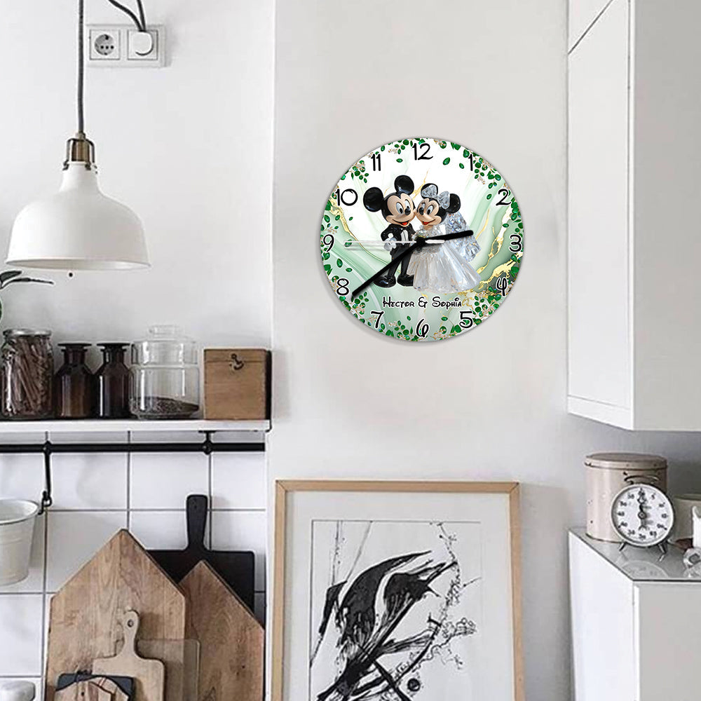 Magical Times - Personalized Mouse Wall Clock