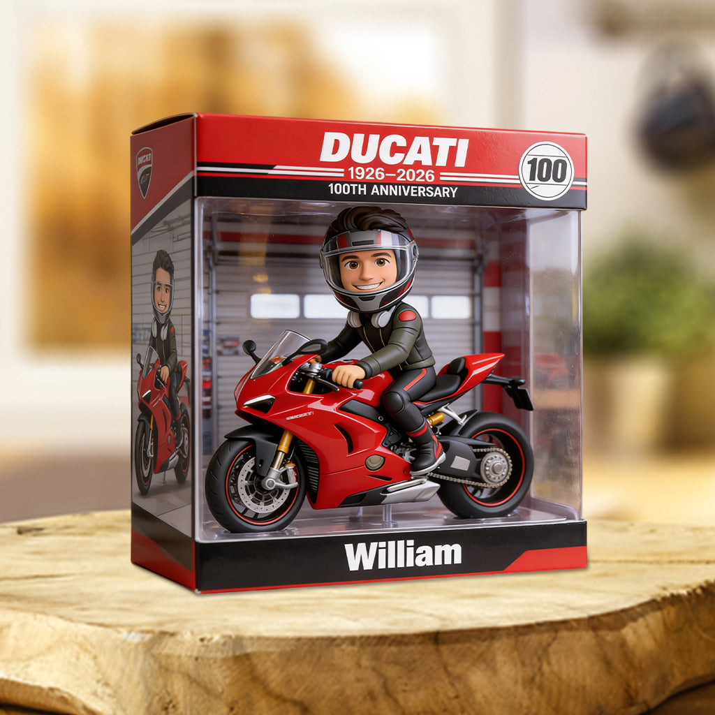 100th Anniversary - Personalized Biker Custom Shaped Acrylic Plaque