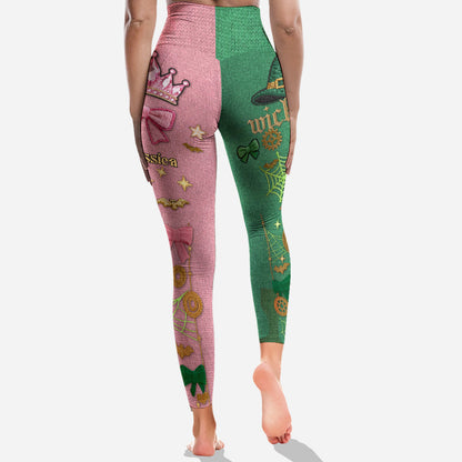 Changed For Good - Personalized Green and Pink Leggings
