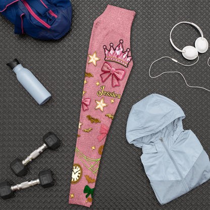 Changed For Good - Personalized Green and Pink Leggings