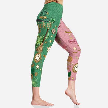 Changed For Good - Personalized Green and Pink Leggings
