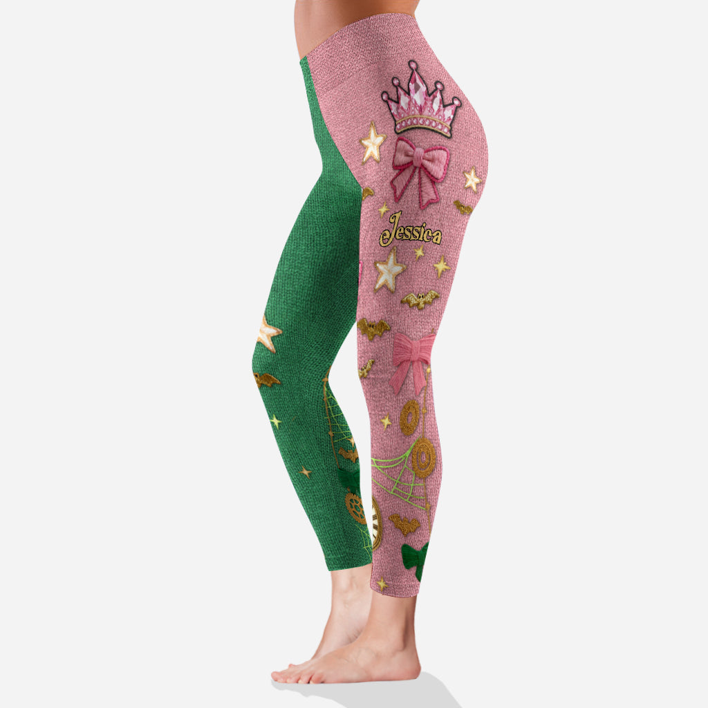 Changed For Good - Personalized Green and Pink Leggings