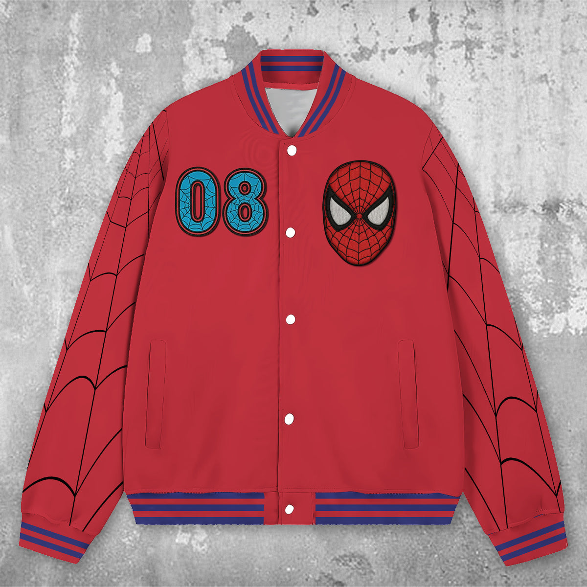 Spider Movie - Personalized Kid Varsity Jacket