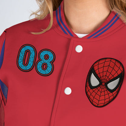 Spider Movie - Personalized Kid Varsity Jacket